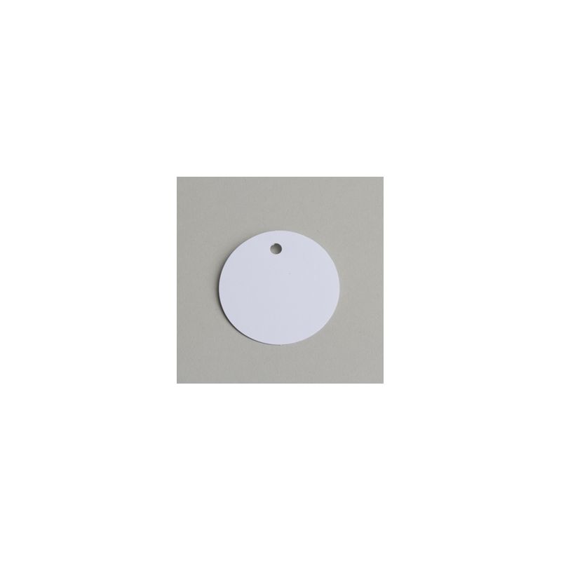 Étiquettes Blanco op rol - 25 mm rondes - blanc mat